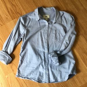 F21 light blue button down